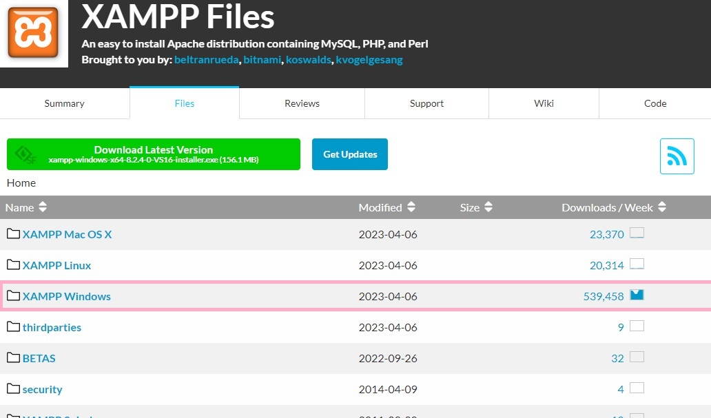 xampp download